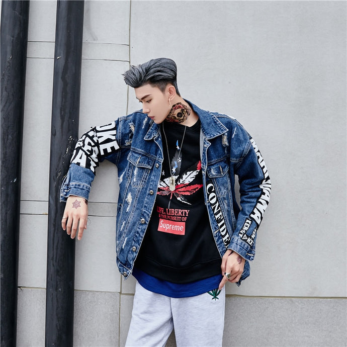 Graffiti Denim Jacket